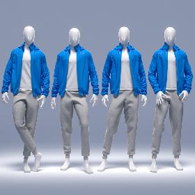 3D Male sport suit 4